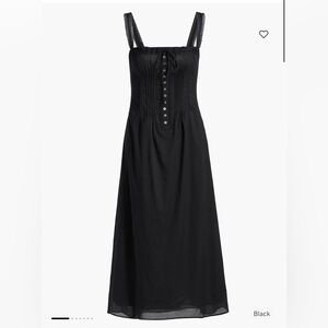 Staud Matilde Cotton Midi-Dress